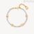 Brosway Desideri women's golden bracelet Friendship steel with zircons BEI078