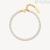 Brosway Desideri women's golden bracelet Friendship steel with zircons BEI081