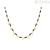 Woman Necklace Silver Nomination Mon Amour golden with rhinestones 027256/050