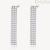 Brosway Desideri three-wire pendant earrings in steel with zircons BEIE001