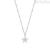 Woman heart necklace Nomination Mon Amour steel with crystals 027254/022