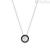 Nomination AUREA woman necklace in 316L steel with white and black zircons 145703/011
