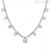 Nomination STARDUST woman necklace with steel light points and zircons 028112/001