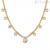 Nomination STARDUST woman golden necklace with light points, steel and zircons 028112/012