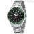 Sector Automatic 230 men's watch black and green steel R3223161008