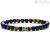 Gerba MAGIC FOREST 290 stones and 925 silver bracelet for men