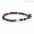 Gerba man bracelet 925 Silver LAB082 with red and green tiger's eye