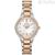 Bulova Diamonds 98R272 steel and rosé time only woman watch with crystals