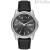 Armani Exchange AX1735 time only men's watch in steel with leather strap