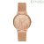 Women's watch only time Armani Exchange Lola rosé AX5584 steel Milano mesh