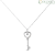 Woman key necklace Silver 925 Stroili Elegance with zircons 1212301