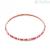 Rosato Cubica women's choker necklace RZCU72 925 silver with ruby zircons