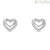 Stroili Moments 1669890 woman silver heart earrings with zircons