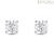 Women's silver light point earrings Stroili Silver Rainbow 1317733 with zircon