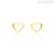 Woman heart earrings in yellow gold Stroili Bon Ton 1425412