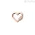 Pink heart padlock 2 Jewels 241015 woman 316L steel with crystals