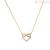 Woman necklace Amen heart and infinity Silver 925 CLHIGBZ with white zircons