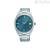 Seiko Classic men's watch only time SUR525P1 steel blue background.