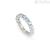 Nomination women's ring 925 silver with blue zircons 148629/019/006 size 15