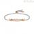 Nomination Milleluci steel star bracelet for women with multicolor crystals 028012/020