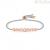 Nomination Milleluci steel bracelet with pink crystals 028010/003