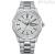 Citizen automatic mechanical men's watch steel gray background NH8400-87A