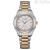 Citizen Lady bicolor Eco Drive steel time only woman watch FE2116-85A