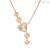 Heart necklace Nomination Truejoy 240103/005 Rose silver with zircons