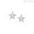 Star earrings Nomination Truejoy 240104/007 Silver with zircons