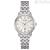 Bulova Sutton Lady mother of pearl and crystals 96P233 steel women's watch