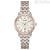 Bulova Sutton Lady bicolor steel and rosé 98P213 mother of pearl woman watch with crystals