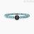 Kidult OM Philosophy men's bracelet in steel with turquoise stones 732079