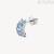 Mono orecchino Argento Brosway Fancy con zirconi celesti FCL09