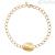 Breil B Whisper golden chain woman necklace polished steel TJ3395