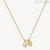 Brosway women's necklace DESIDERI light point and BEIN010 four-leaf clover 316L steel.