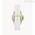 Fossil FB-01 white ES5286 steel woman watch only time silicone strap