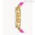 Orologio donna Fossil FB-01 rosa ES5290 acciaio solo tempo cinturino silicone