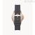 Fossil FB-01 gray ES5293 woman watch steel only time silicone strap