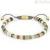Nomination INSTICT STYLE 027927/061 steel bracelet with mixed stones for men.