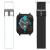 Unisex smartwatch called Techmade Dreamer white TM-DRE-BBKWH silicone with double strap