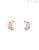 Women's earrings with pink stones Stroili 1685991 brass. S
