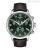 Tissot men's watch Chrono XL chronograph green steel T116.617.16.092.00 leather strap