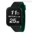 Sector S 03 Pro Light green and black men's smartwatch R3251171001 rectangular silicone case.