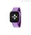 Sector S 04 purple women's smartwatch R3253158009 rectangular silicone case.