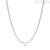 White heart necklace and white zircons Stroili Tennis 1685851 steel