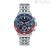 Breil Manta 1970 blue and red steel chronograph men's watch TW2010