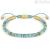 Nomination INSTINCT men's rope bracelet with turquoise washers 027925/033