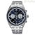 Seiko Sport SSB427P1 chronograph men's watch in steel with blue background