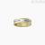Kidult friend women's ring golden 316L steel with crystal 721002-09
