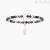 Kidult women's treble clef bracelet with agate stones 732227 316L steel
